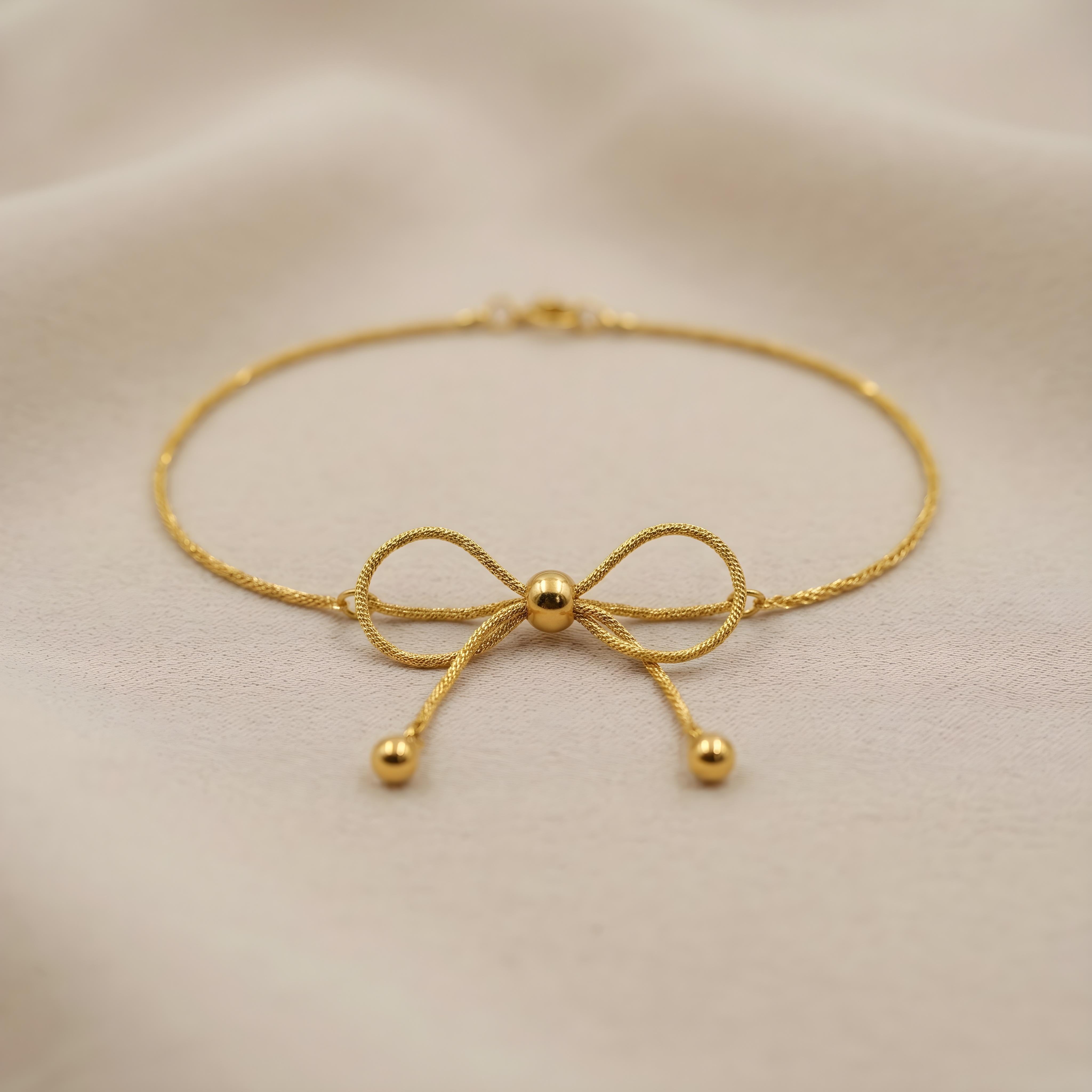 bow charm bracelet from house of eshita sahil